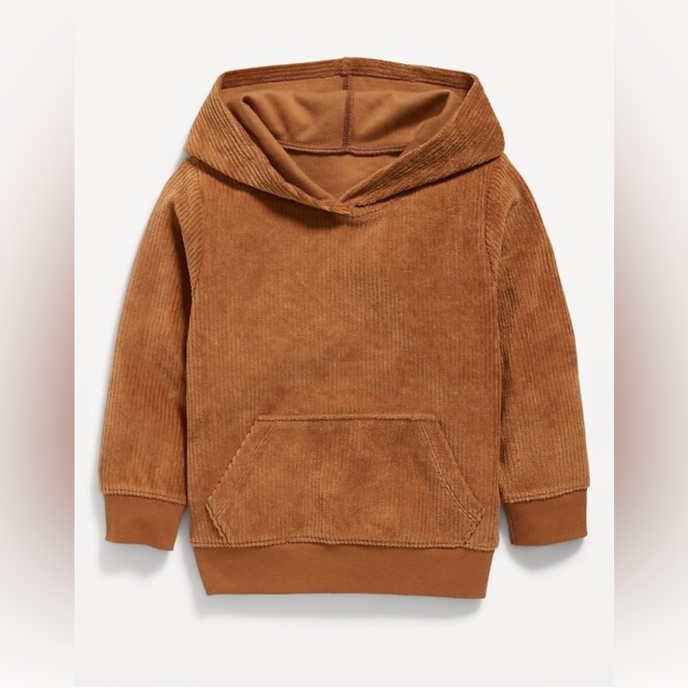 2T boy old Navy velvet pullover hoodie